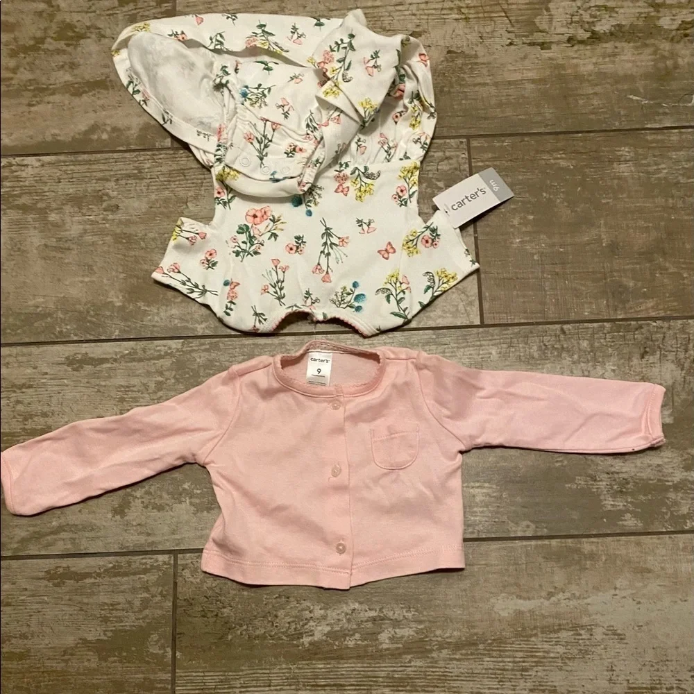 NWT Carter’s floral 2-piece set